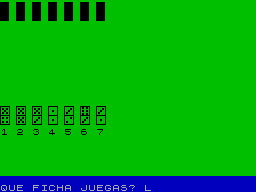 Domino screenshot 2 for ZX Spectrum